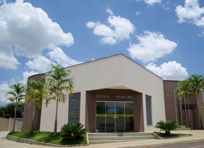 Fachada da Câmara Municipal de Pedrinópolis